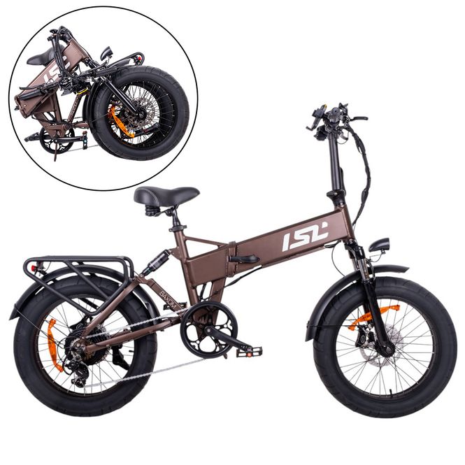 Hovedbilde Sammenleggbar elsykkel fatbike inSPORTline ISL ...