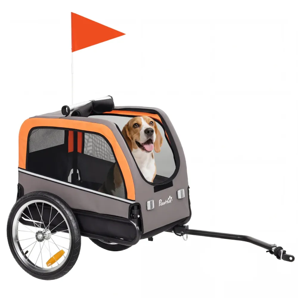 Sykkeltilhenger for hund - Oxford-stoff