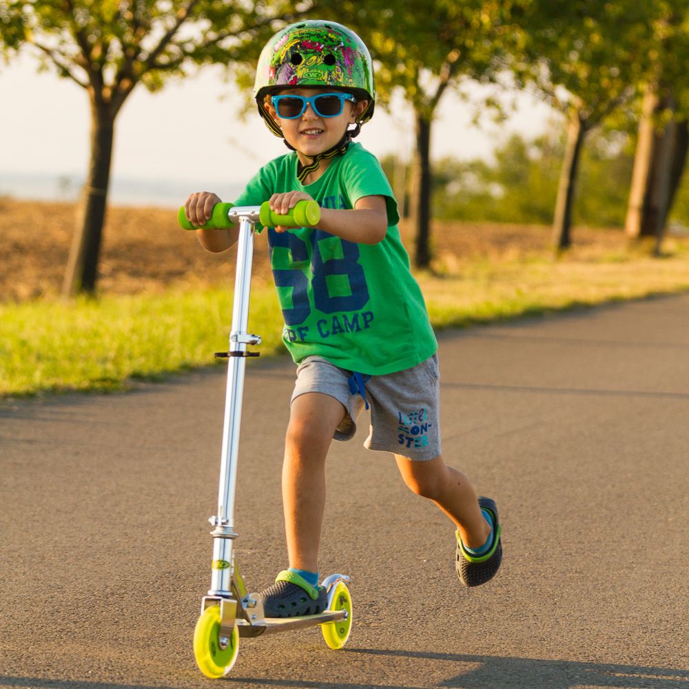 Sparkesykkel WORKER Racer Urban Boy LED-hjul