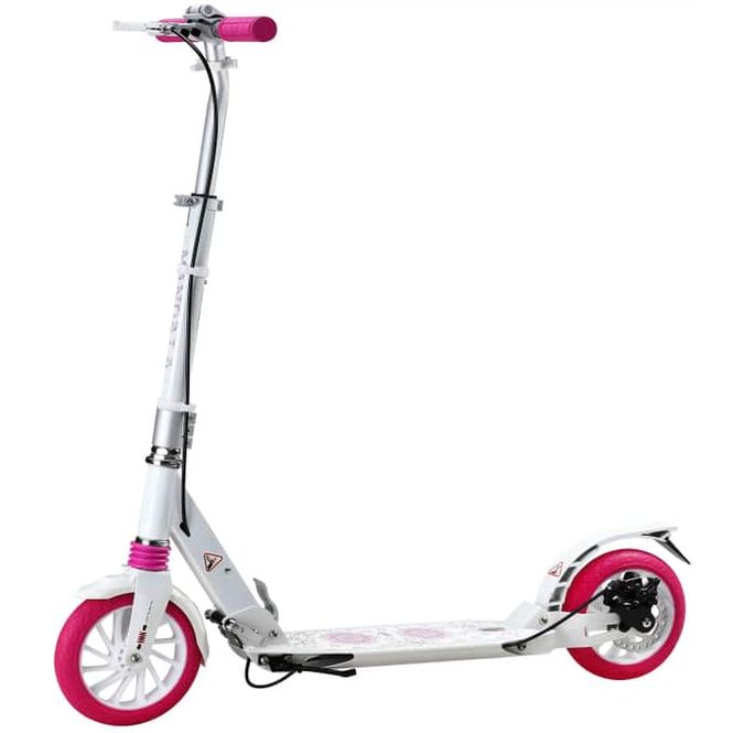 Hovedbilde Sparkesykkel Mandala Hvit/Rosa