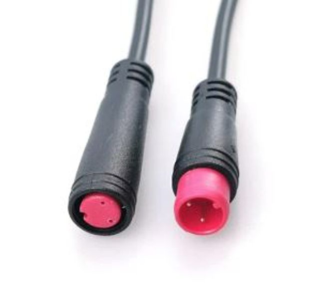 Hovedbilde Hunn hann kabel 2 pin for elsykkel - vanntett -20 ...