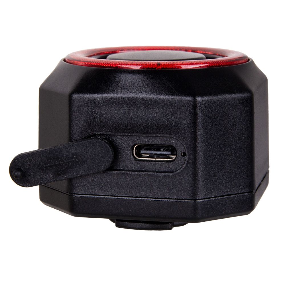 Sykkelalarm m/ baklys - inSPORTline Jolty