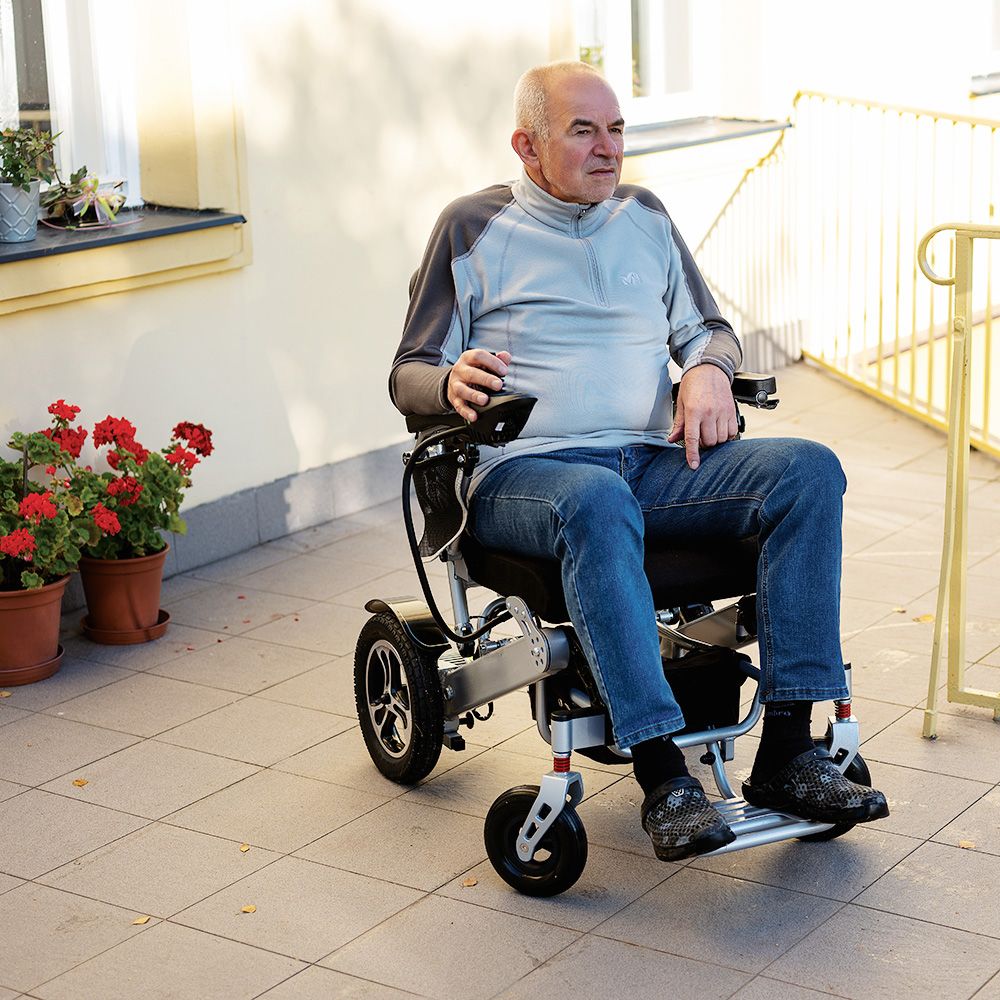 Elektrisk sammenleggbar E-Rullestol – Baichen Hawkie