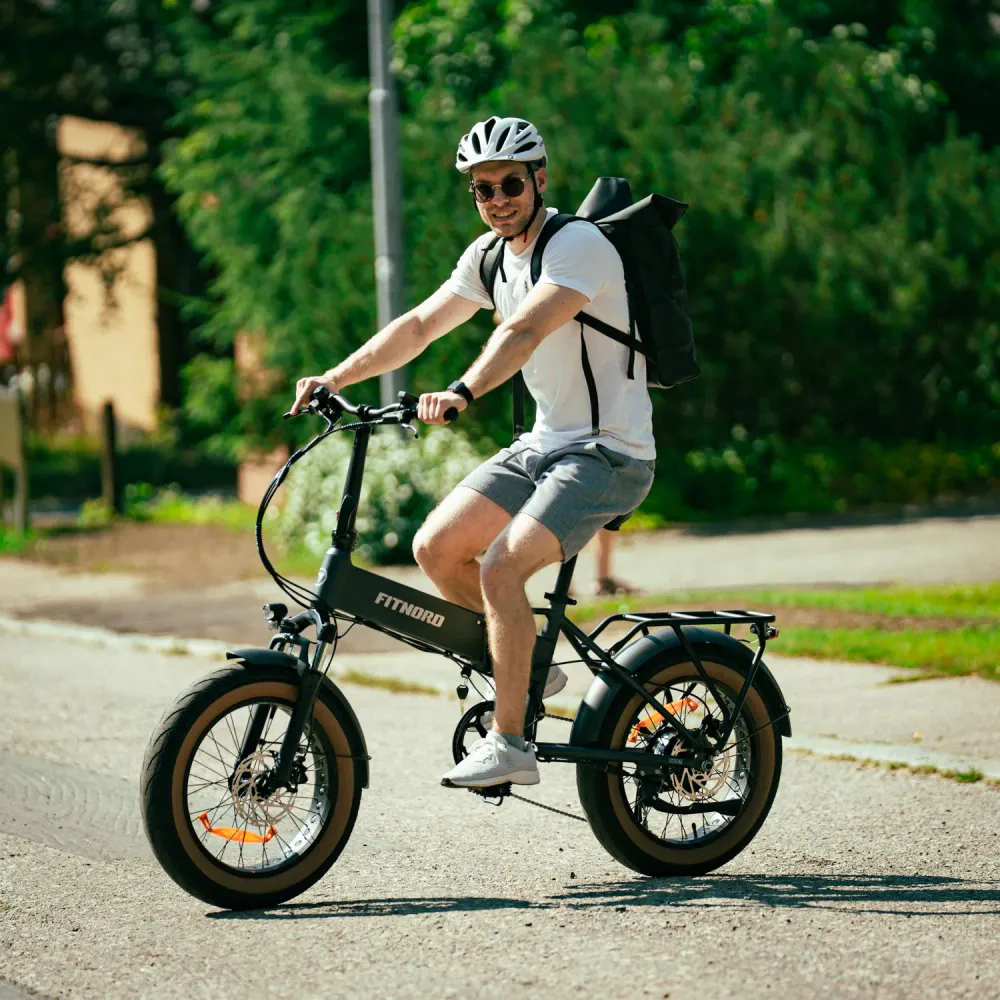 FitNord Rumble 150 Elfatbike - Sammenleggbar