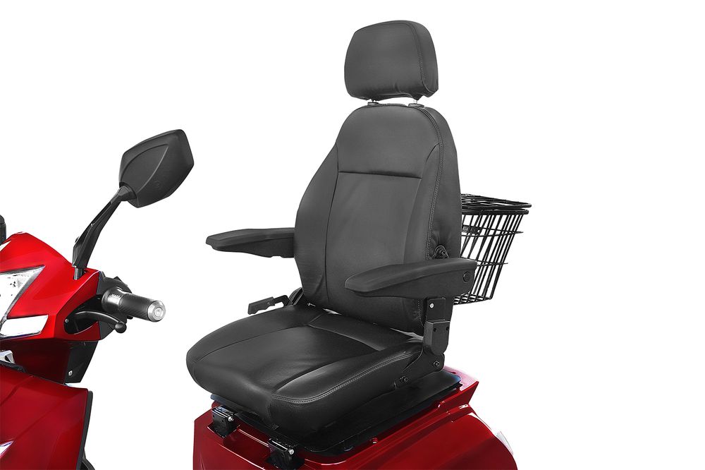 Senio Comfort Mobilitetsscooter – 1000W Elektrisk Trehjuling