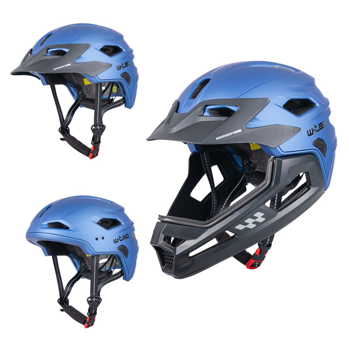 Junior Sykkelhjelm W-TEC Estreito Downhill/BMX - fargevalg
