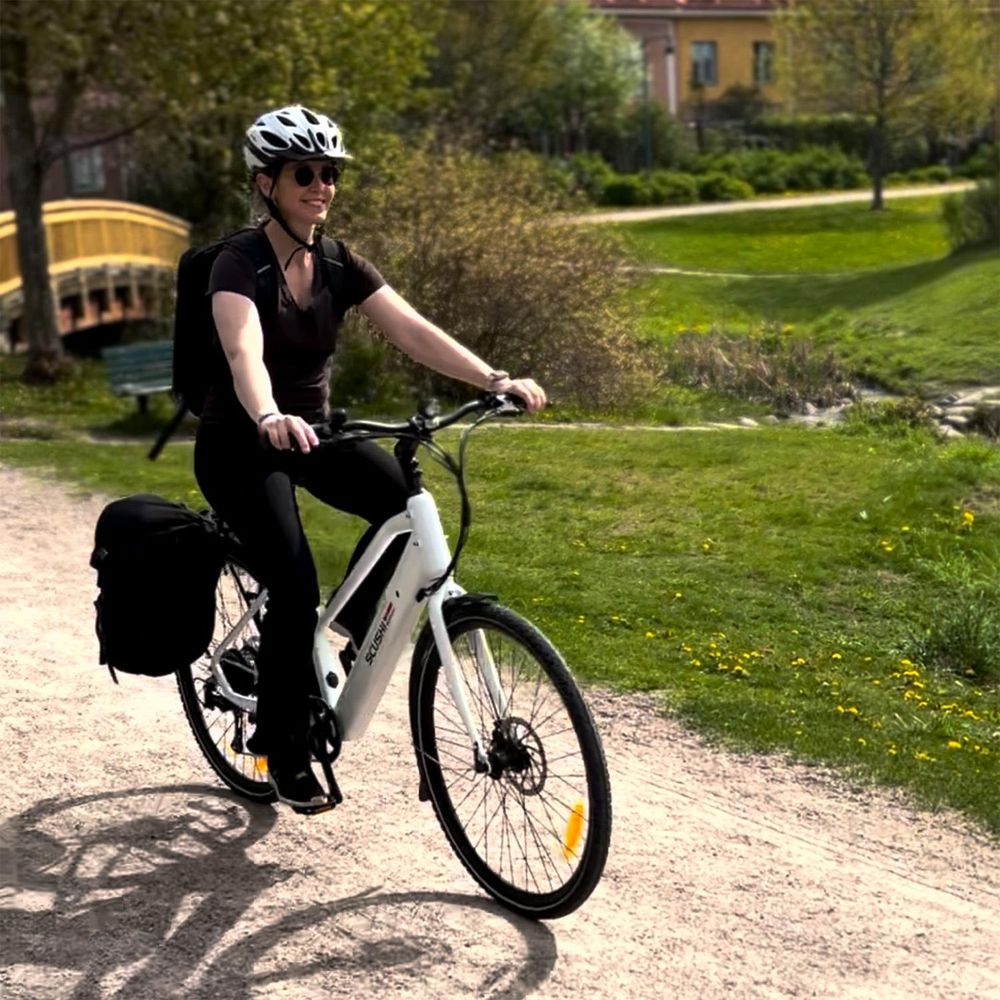 Norway Universe Elsykkel, hvit (360 Wh batteri)