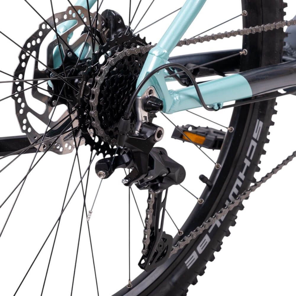 Dame Mountain E-Bike inSPORTline Asuki 630 Wh marine rose