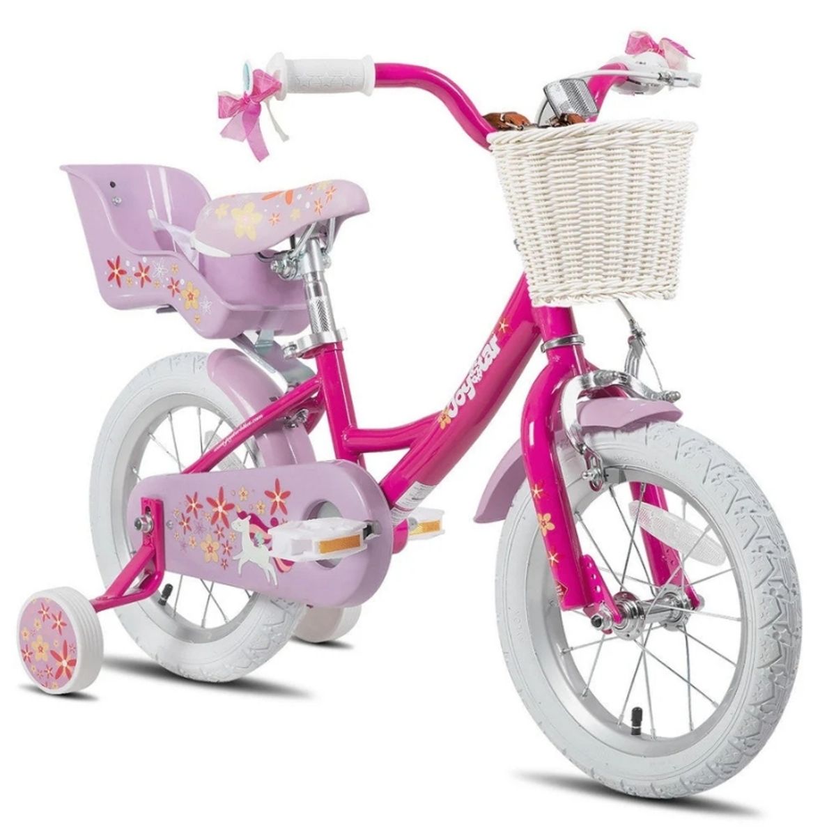 Joystar Unicorn barnesykkel 12” med støttehjul