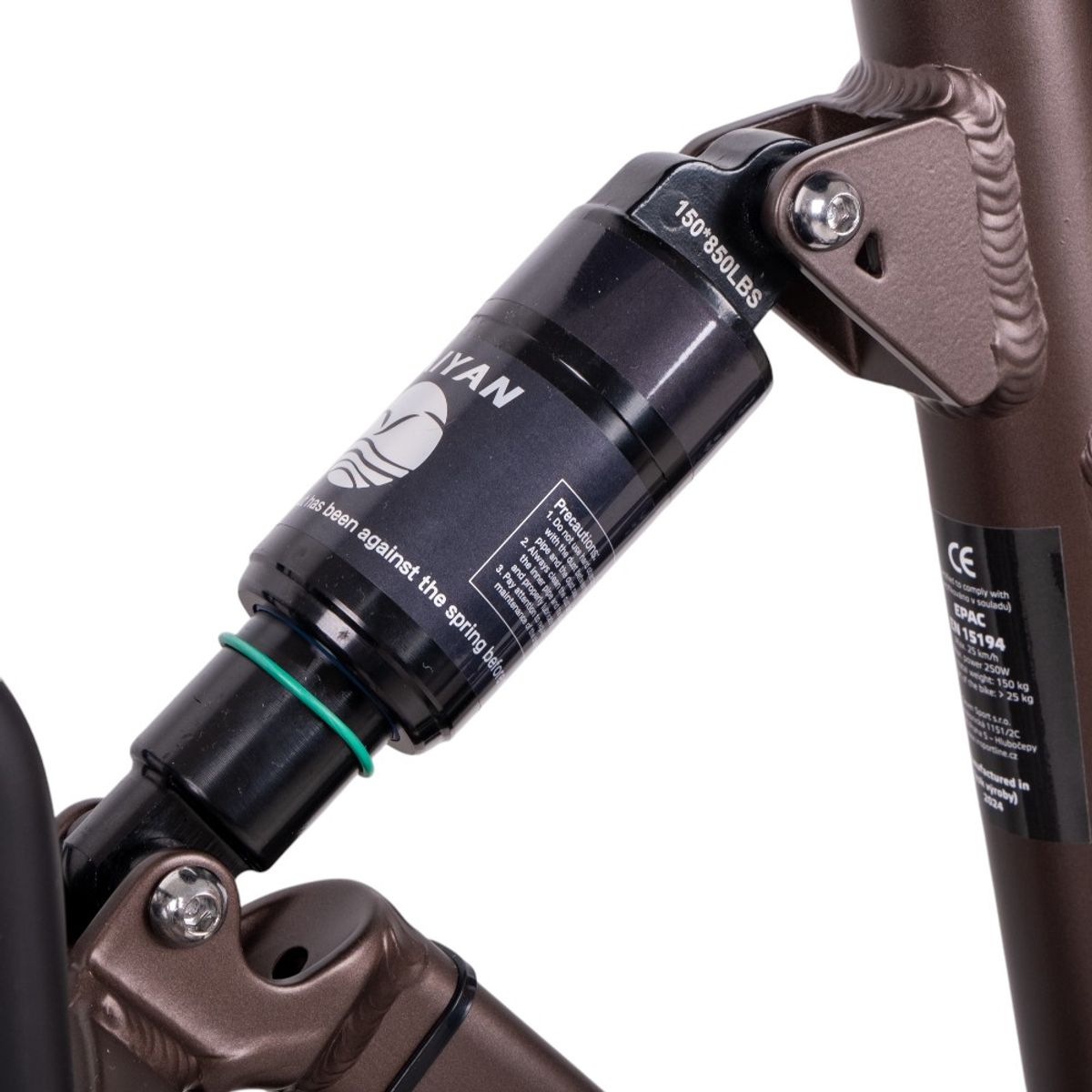 Sammenleggbar elsykkel fatbike inSPORTline ISL Baxom Lite 720Wh – 20