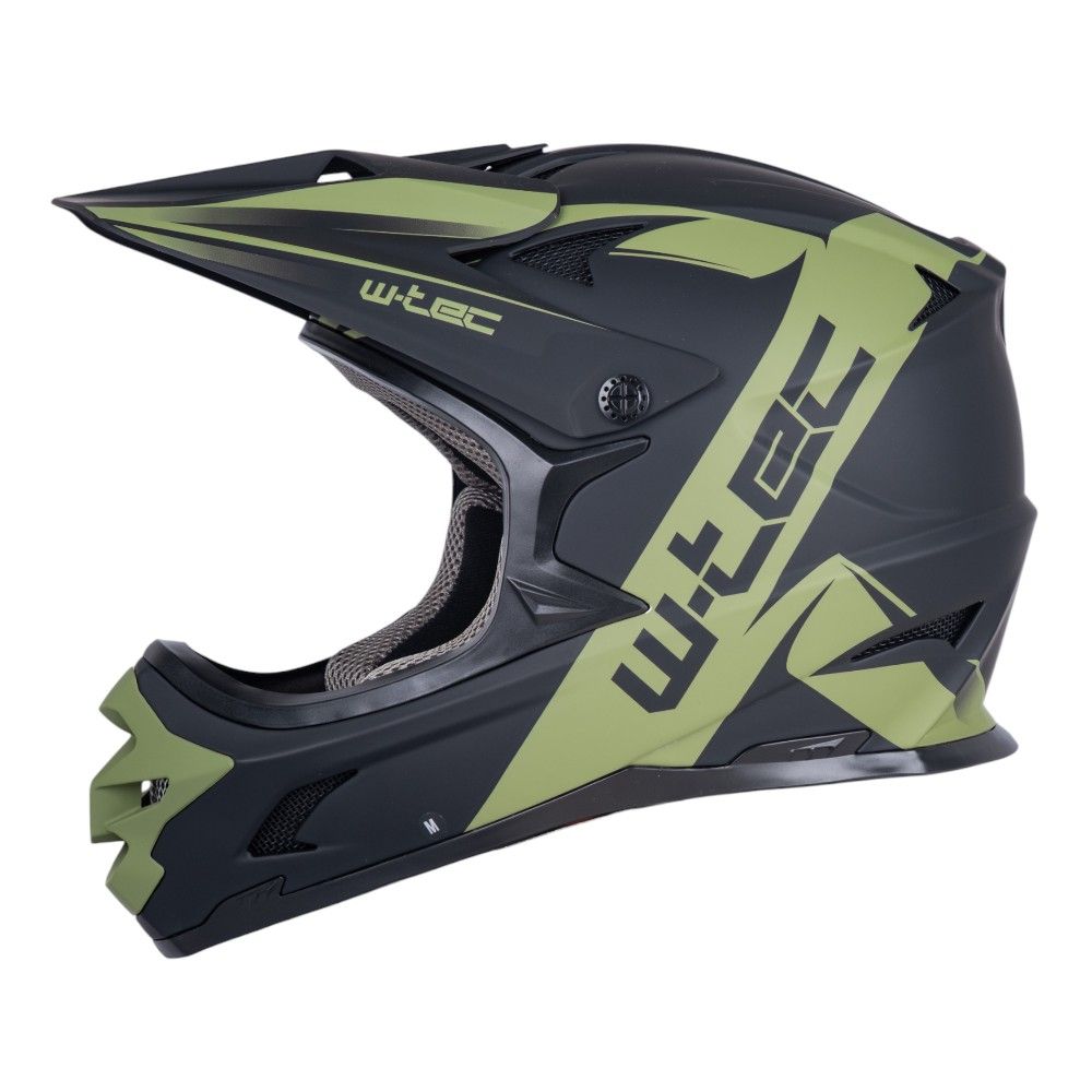 Downhill Helmet W-TEC Richpike polykarbonat Moss forest