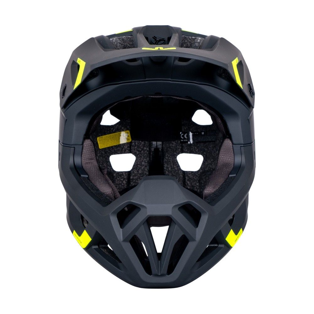 Downhillhjelm W-TEC Calheto Sort Neon | Lett Fullface Hjelm