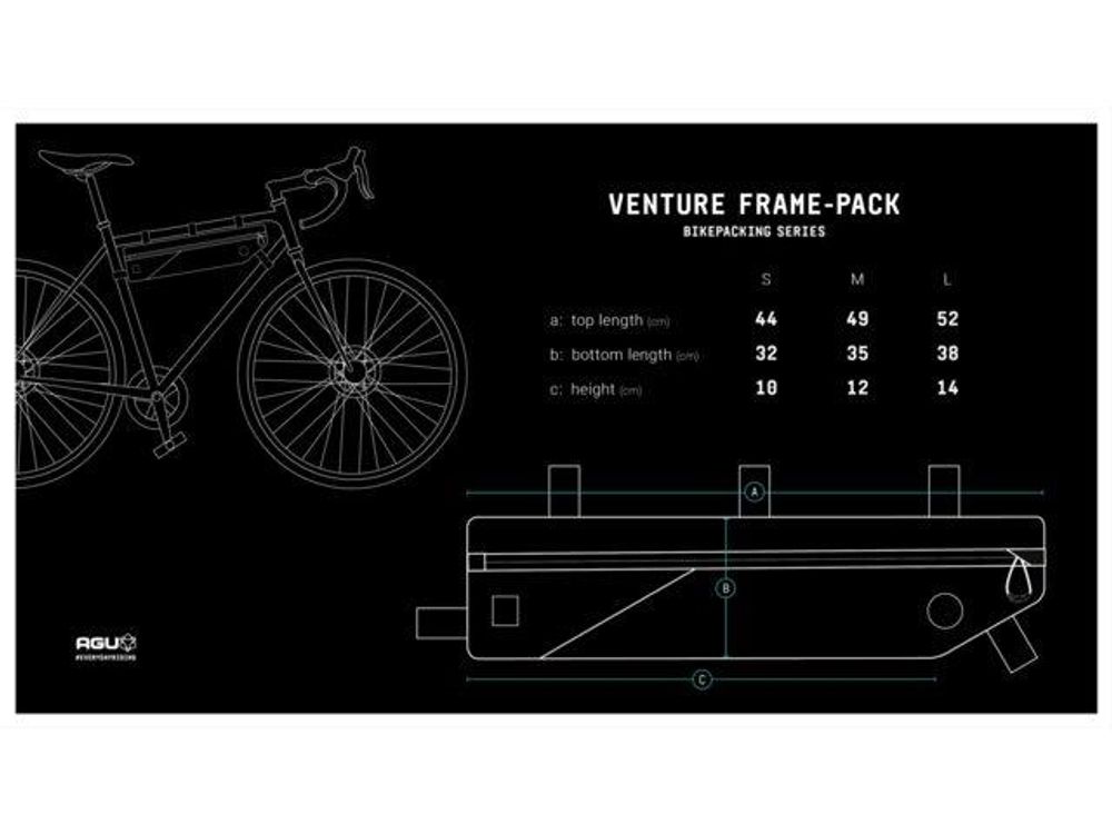 AGU Venture Bikepacking Rammeveske